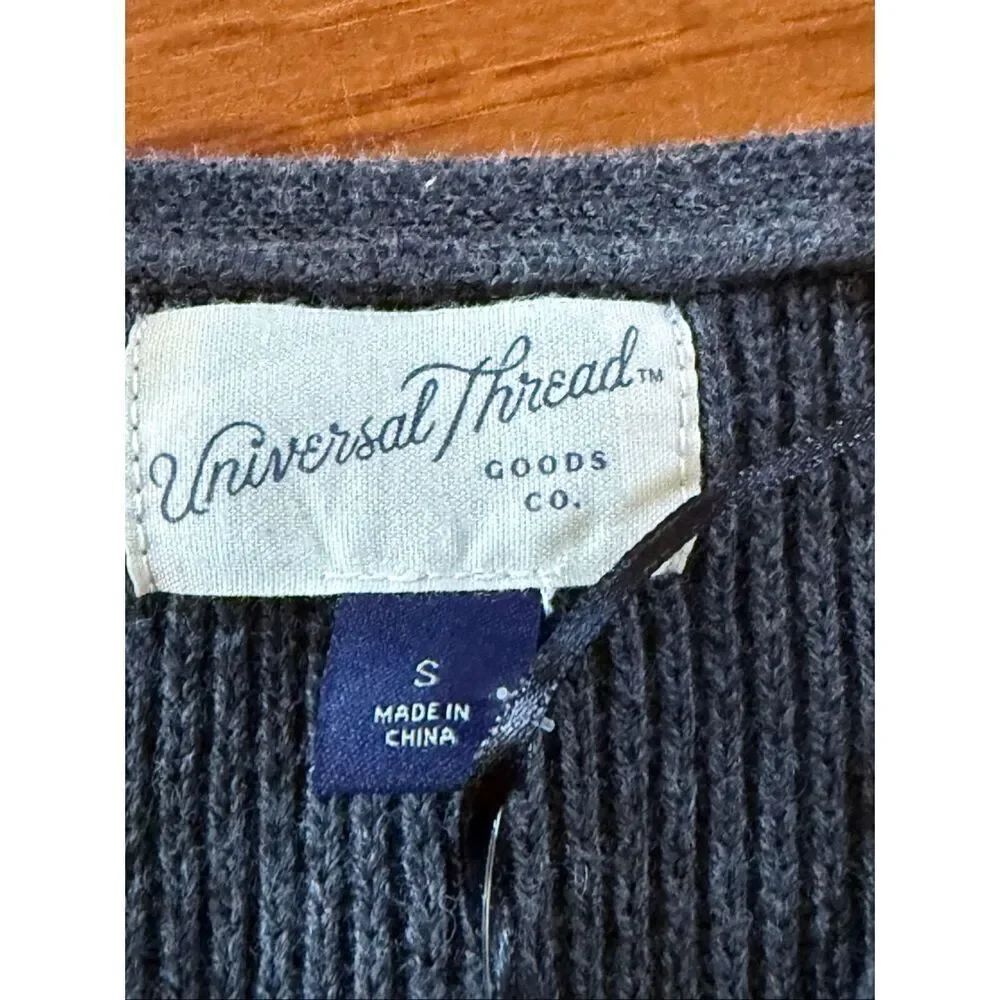 NWT Universal Thread Ribbed Knit Button-Front Sweater Vest – Size Small - Picture 8 of 10